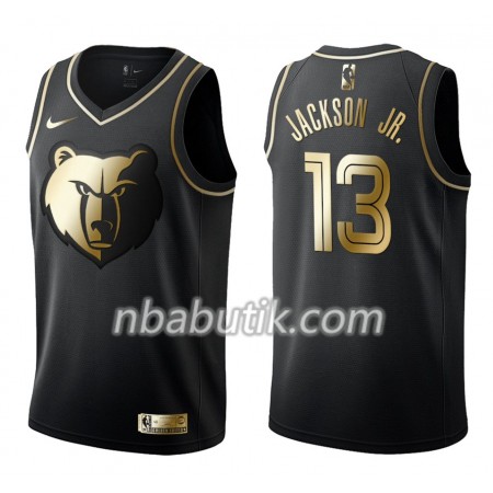 NBA Mænd Trøje Memphis Grizzlies Jaren Jackson Jr. 13 Nike Sort Golden Edition Swingman NBA Mænd Trøje Memphis Grizzlies Jaren Jackson Jr. 13 Nike Sort Golden Edition Swingman
